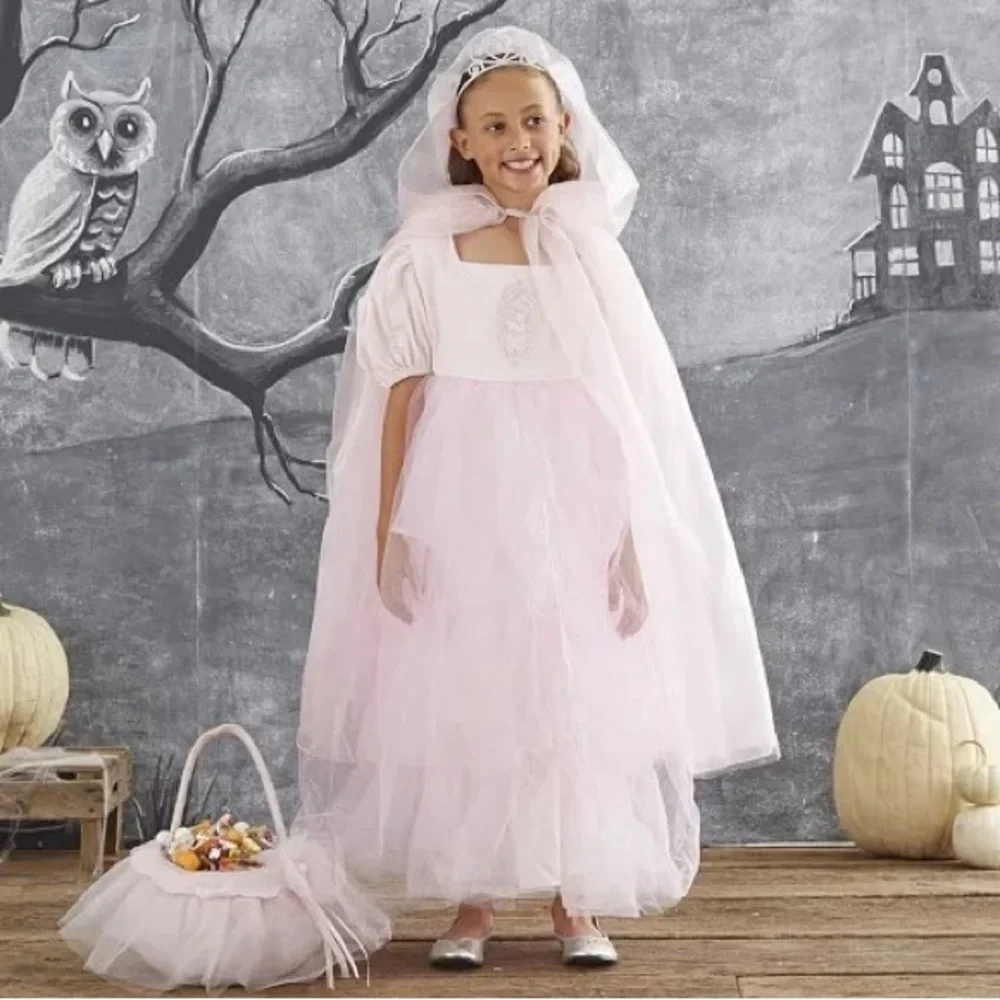 Pottery Barn Pink Princess Dress size 7/8 NWT - Picture 3 of 5